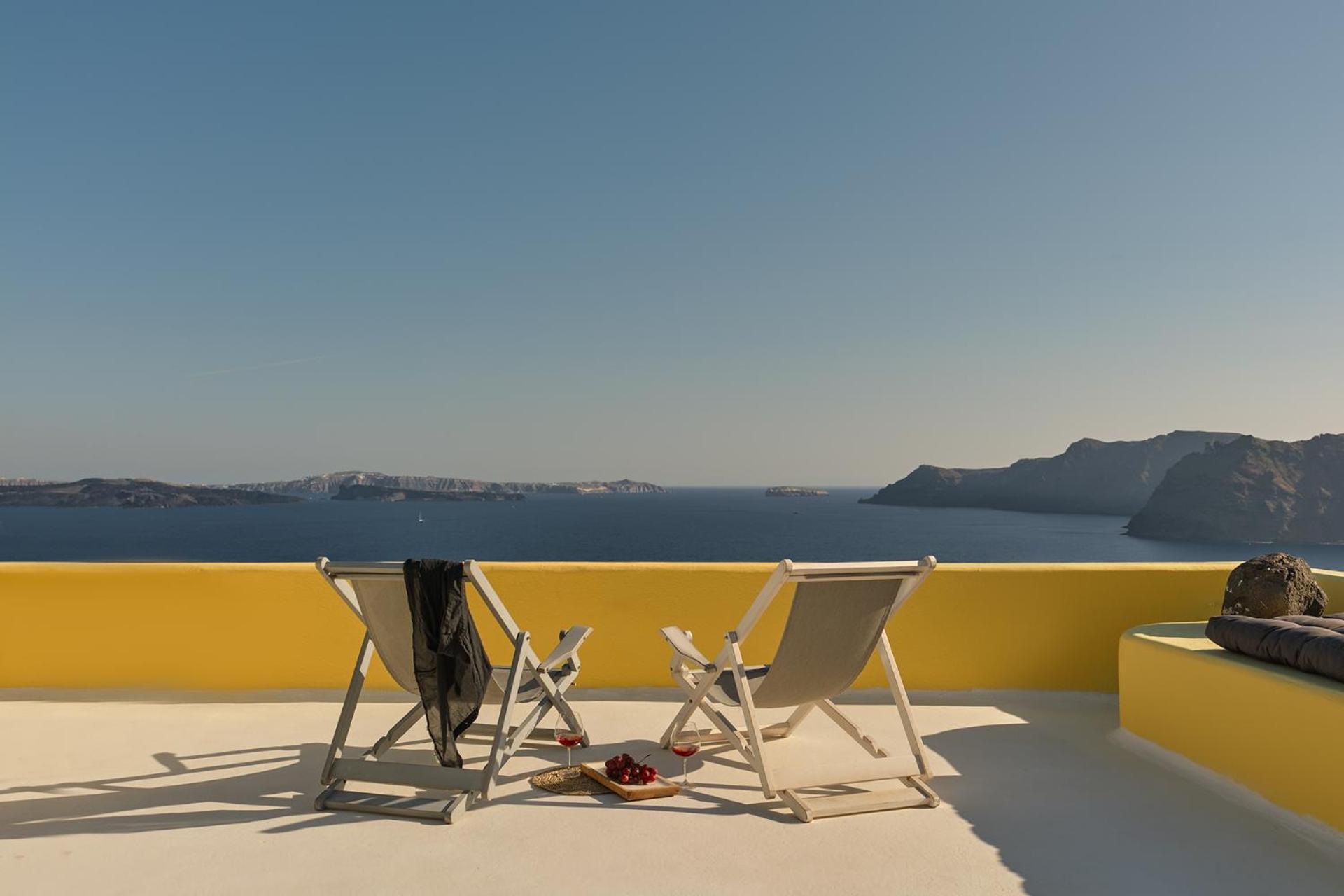 Ilivatos - Elegant Villa On The Caldera'S Edge Ía Kültér fotó